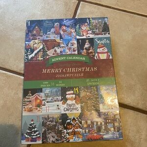 (1MC05)Merry Christmas 1000pc Jigsaw Puzzle Advent Calendar Brand Néw